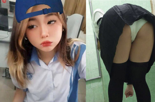 Gái xinh lộ lót bị ép bú cu ngay